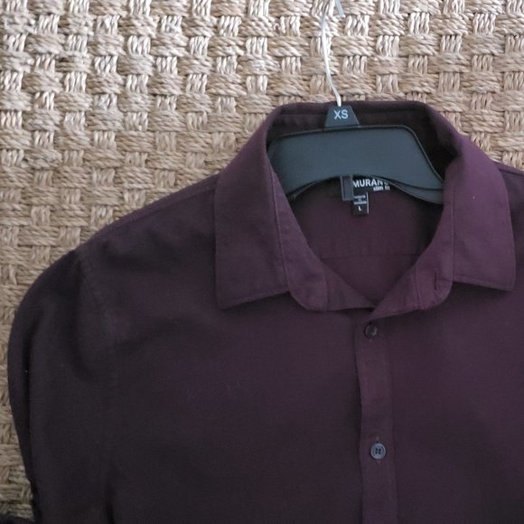 Murano Slim Fit Button Down Long Sleeve Shirt - Picture 7 of 8